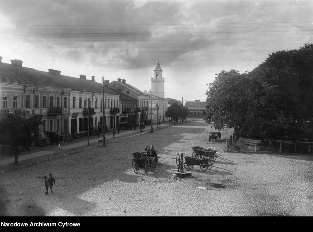 Augustów, Plac Piłsudskiego, 1918 - 1939 r.