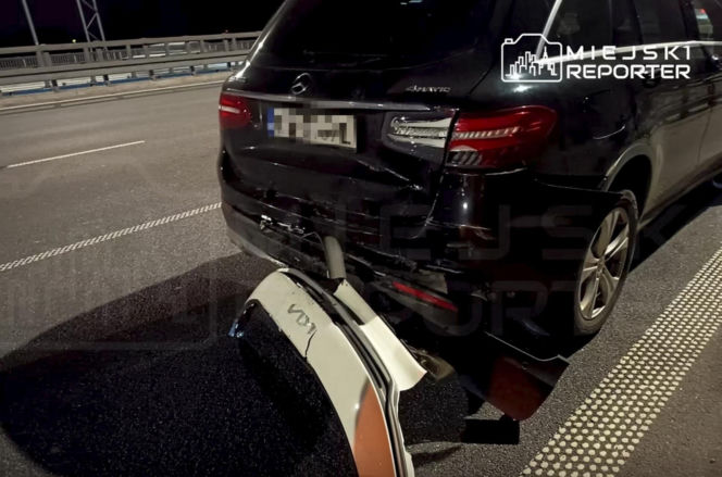 Karambol na S2 po wybuchu agresji drogowej, kierowcy zajeżdżali sobie drogę