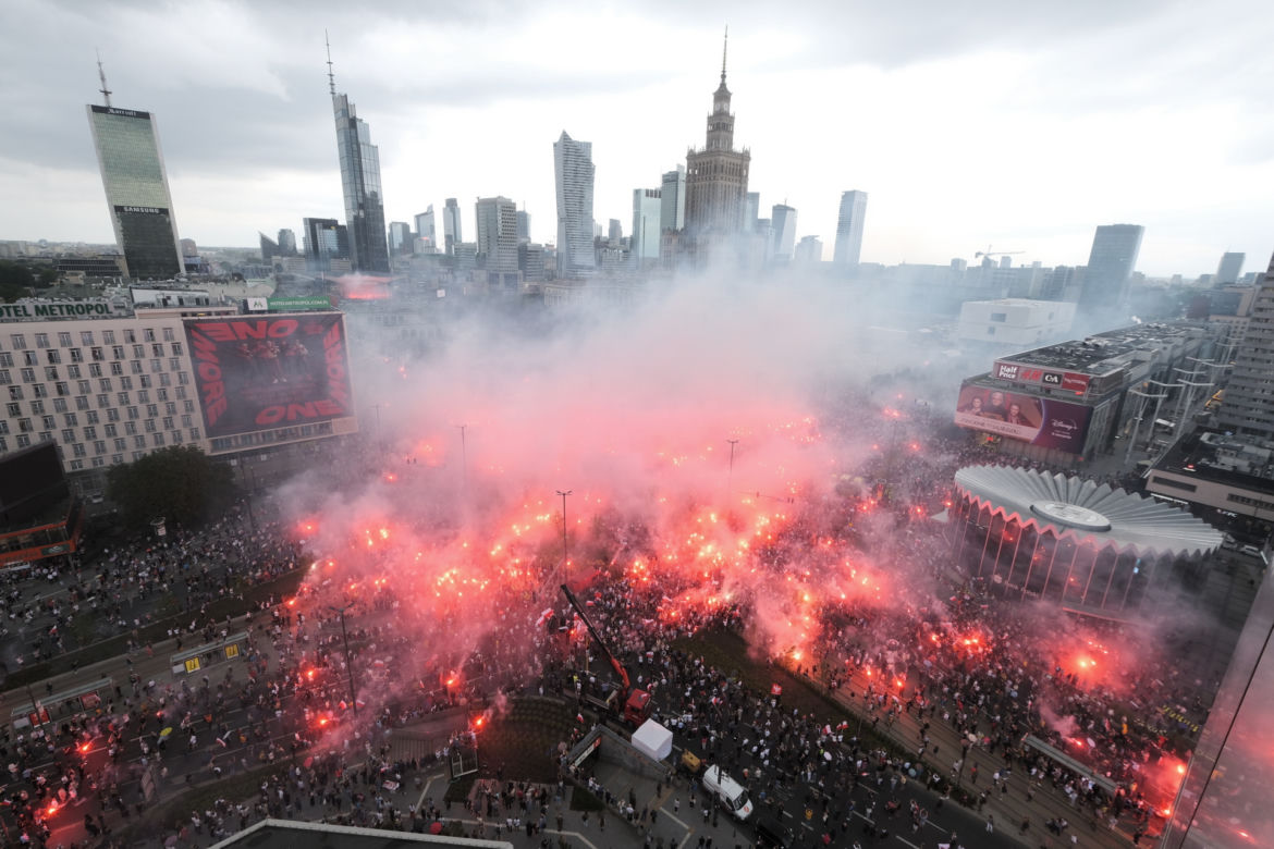 Warszawa 79. rocznica Powstania Warszawskiego Godzina W