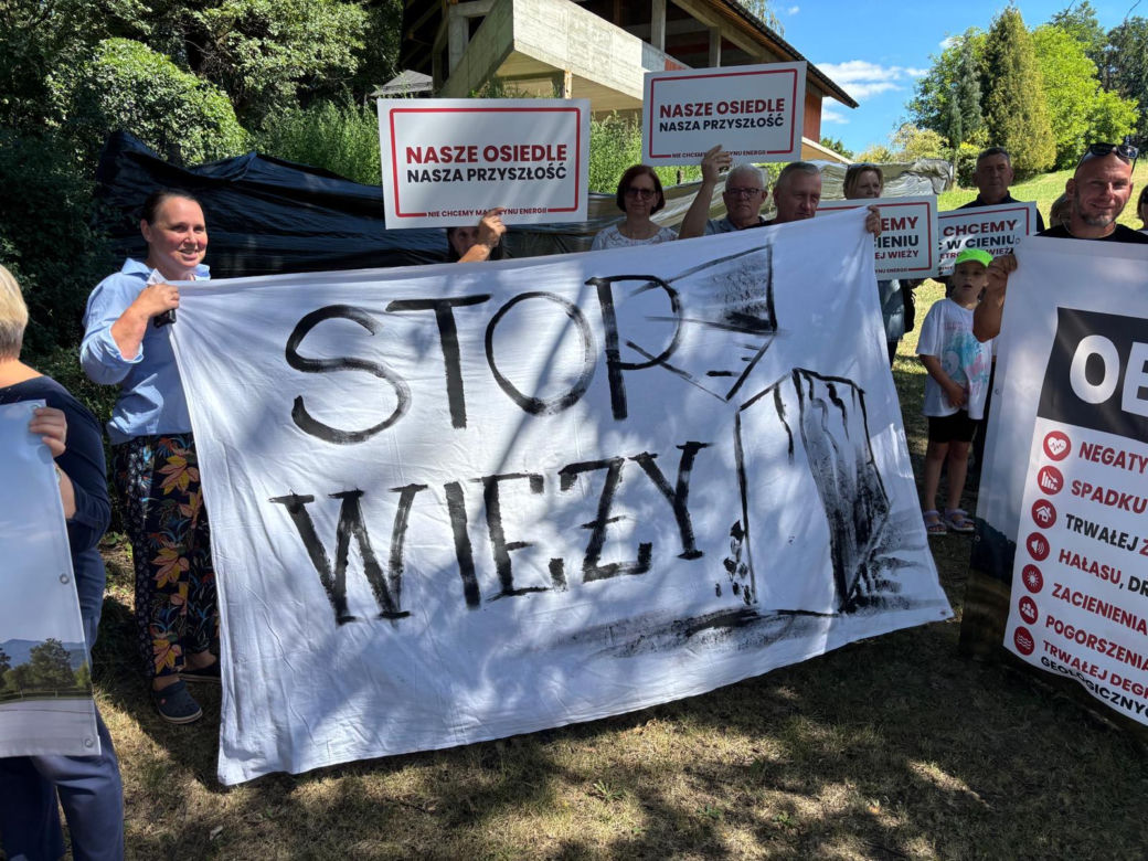 Protest mieszkańców Zabełcza