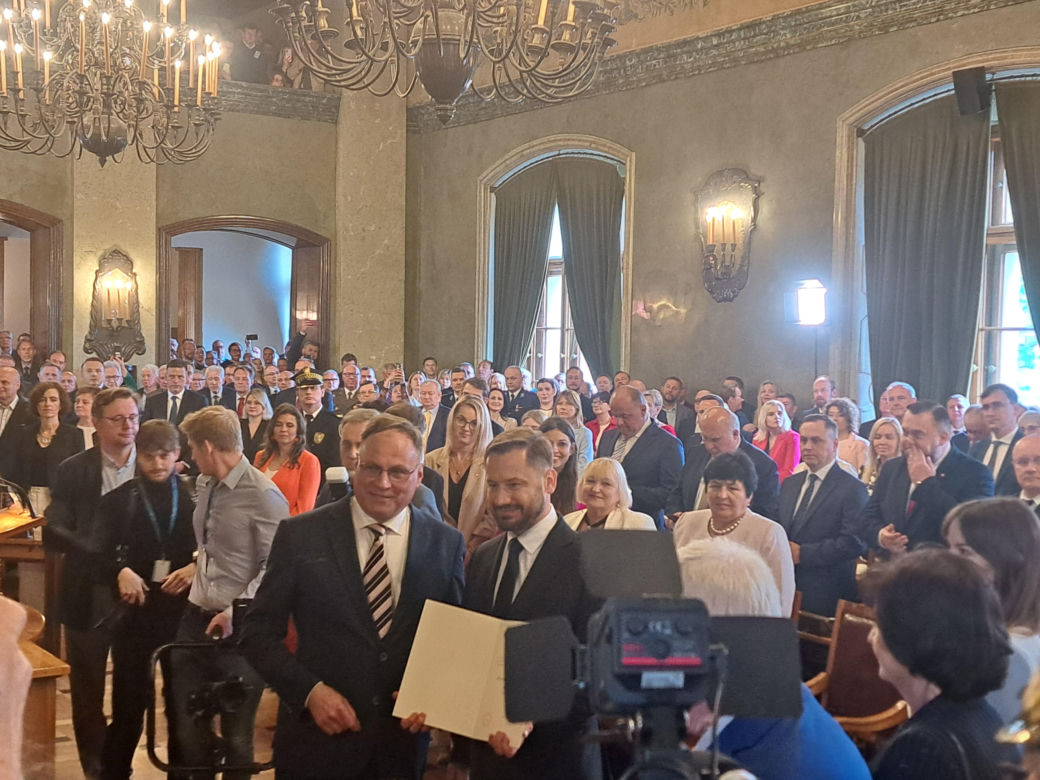 Zaprzysiężenie Aleksandra Miszalskiego na prezydenta miasta Krakowa oraz radnych IX kadencji