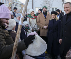 Karol i Marta Nawroccy na Orszaku Trzech Króli