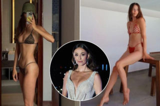Izabella Krzan w słońcu chętnie zrzuca ubrania! Ma sporą kolekcję minibikini!