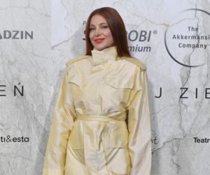 Szapołowska w czerni, Fijał z futrem w ręku i olśniewająca Steczkowska. Tłum gwiazd u Zienia