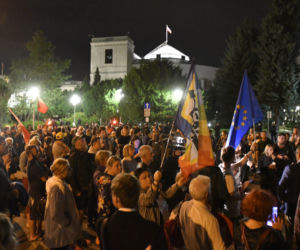 Protesty w sprawie ustawy lex TVN