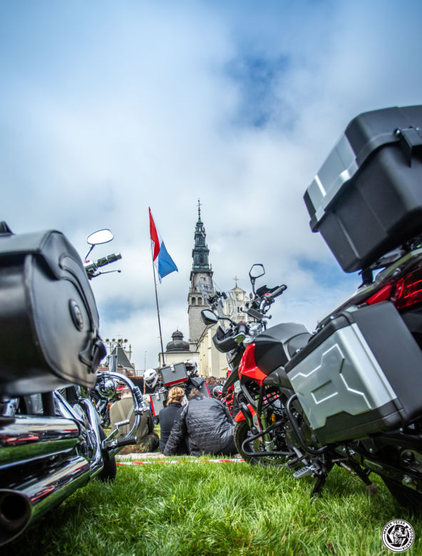 Motocyklowy Zlot Gwiaździsty na Jasnej Górze w Częstochowie