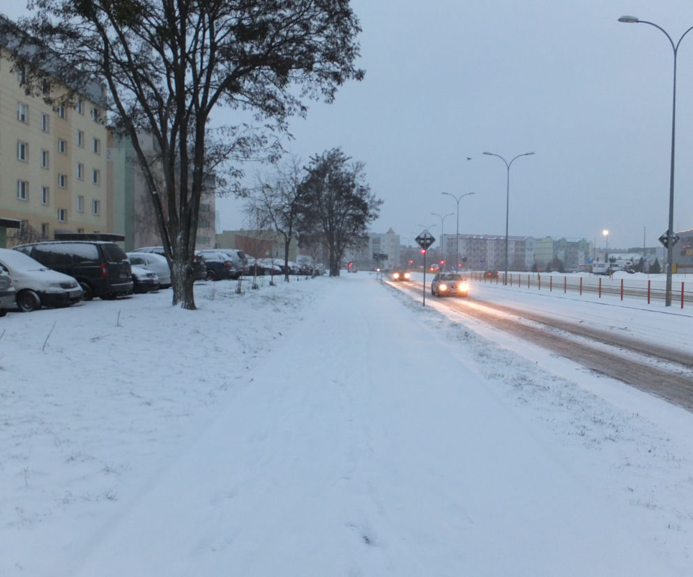 Zima na ulicach Białegostoku 7.12.2018
