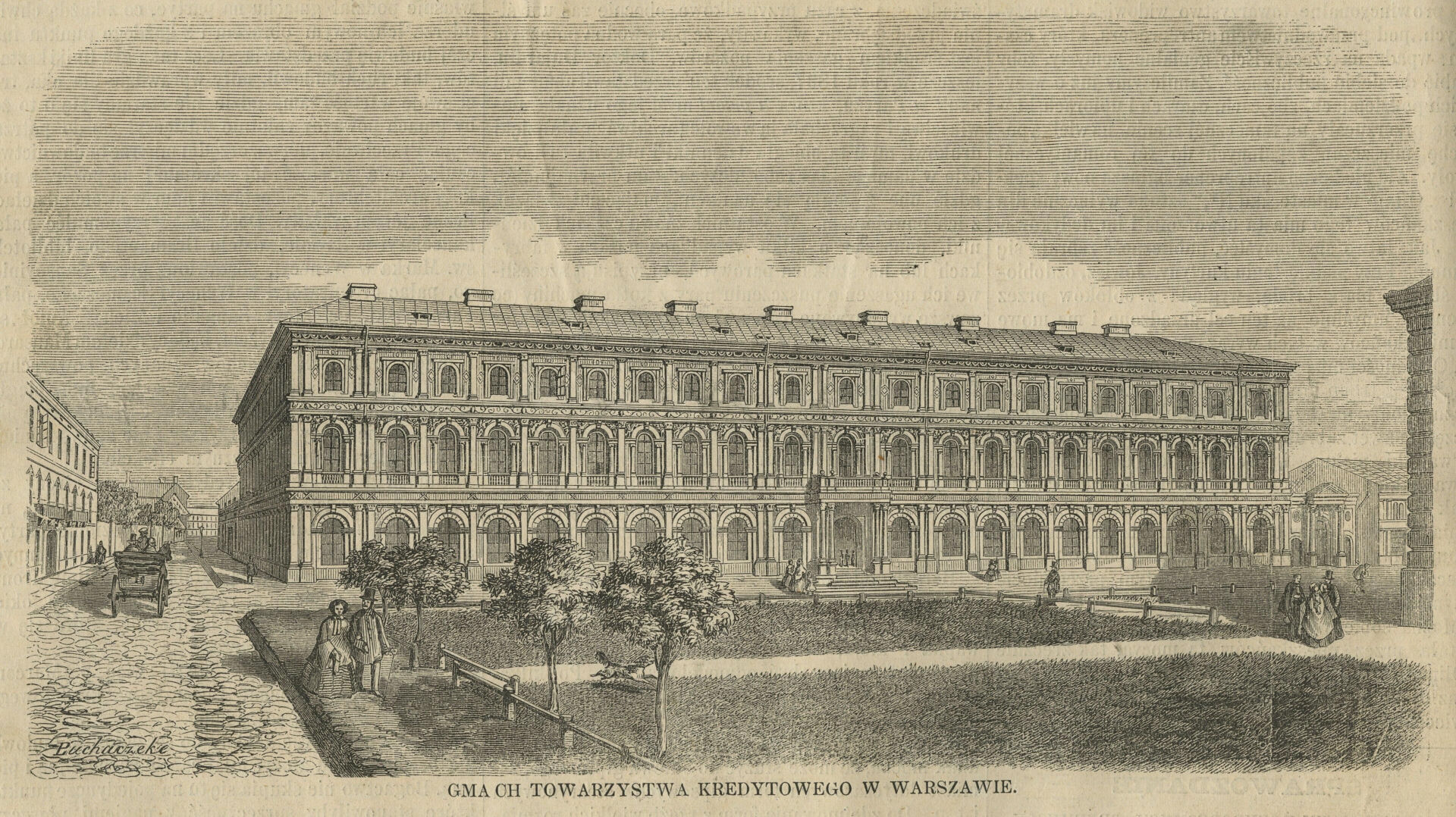 Siedziba Muzeum Etnograficznego w Warszawie przy ul. Kredytowej 1