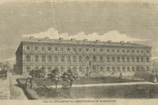 Siedziba Muzeum Etnograficznego w Warszawie przy ul. Kredytowej 1