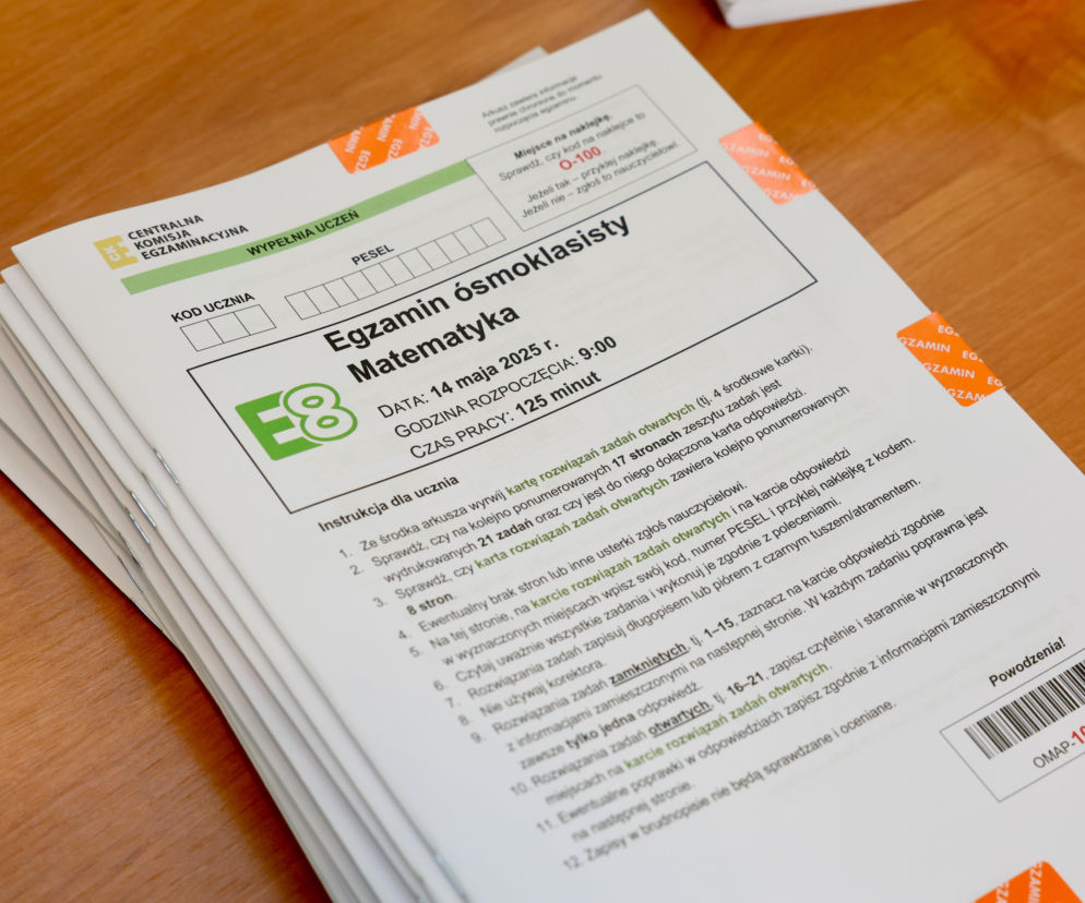Egzamin ósmoklasisty 2026 matematyka. Arkusze CKE, odpowiedzi i zadania - pdf, jpg [12.05.2026]
