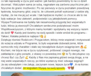 Wyspa przetrwania - Bartek, Ania i Ewa