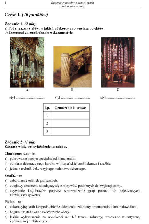 Historia sztuki rozszerzony 2