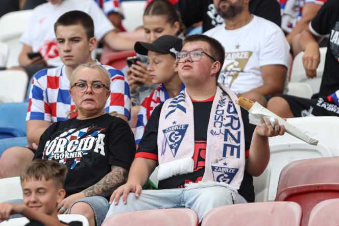Górnik Zabrze - AS Monaco: Zdjęcia kibiców i zawodników z meczu eliminacji Ligi Konferencji