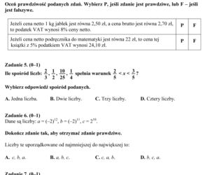 EGZAMIN GIMNAZJALNY 2013 MATEMATYKA - ARKUSZE, ODPOWIEDZI