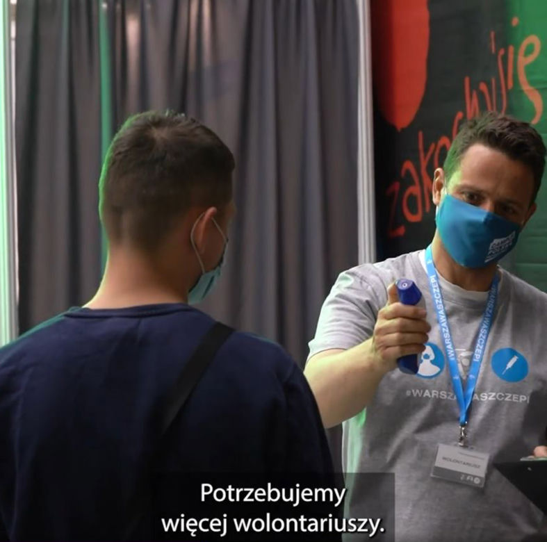 Rafał Trzaskowski: Pomóżcie mi szczepić