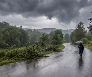 Front burzowy nad Polską. Ile interwencji odnotowała straż pożarna