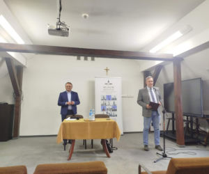 Marek Budzisz w Muzeum Regionalnym w Siedlcach