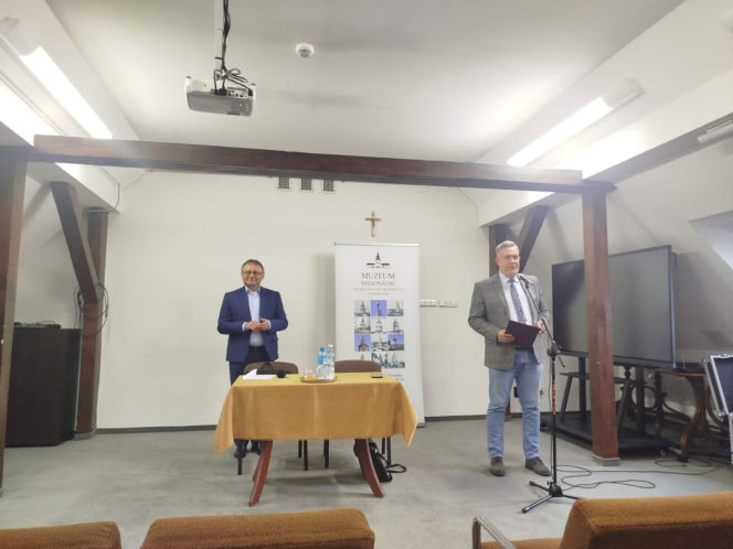 Marek Budzisz w Muzeum Regionalnym w Siedlcach