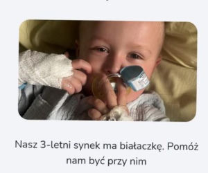 Synek Marty Chyczewskiej choruje na białaczkę