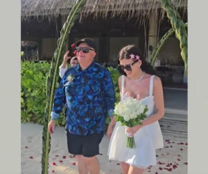 Skiba powiedział TAK na Malediwach! Ślub na plaży i noc poślubna jak z bajki