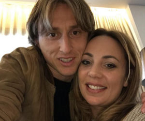 MŚ Rosja 2018: Chorwacja. Luka Modrić z żoną