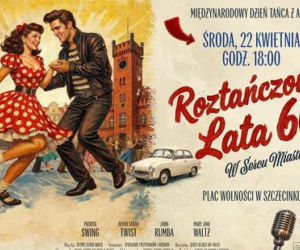 „Roztańczone lata 60-te” z okazji Międzynarodowego Dnia Tańca w środę w Szczecinku