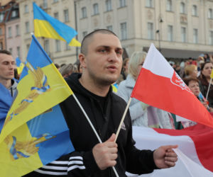 Ogromna manifestacja wdzięczności Ukraińców. „Przyjaciele, dziękujemy”