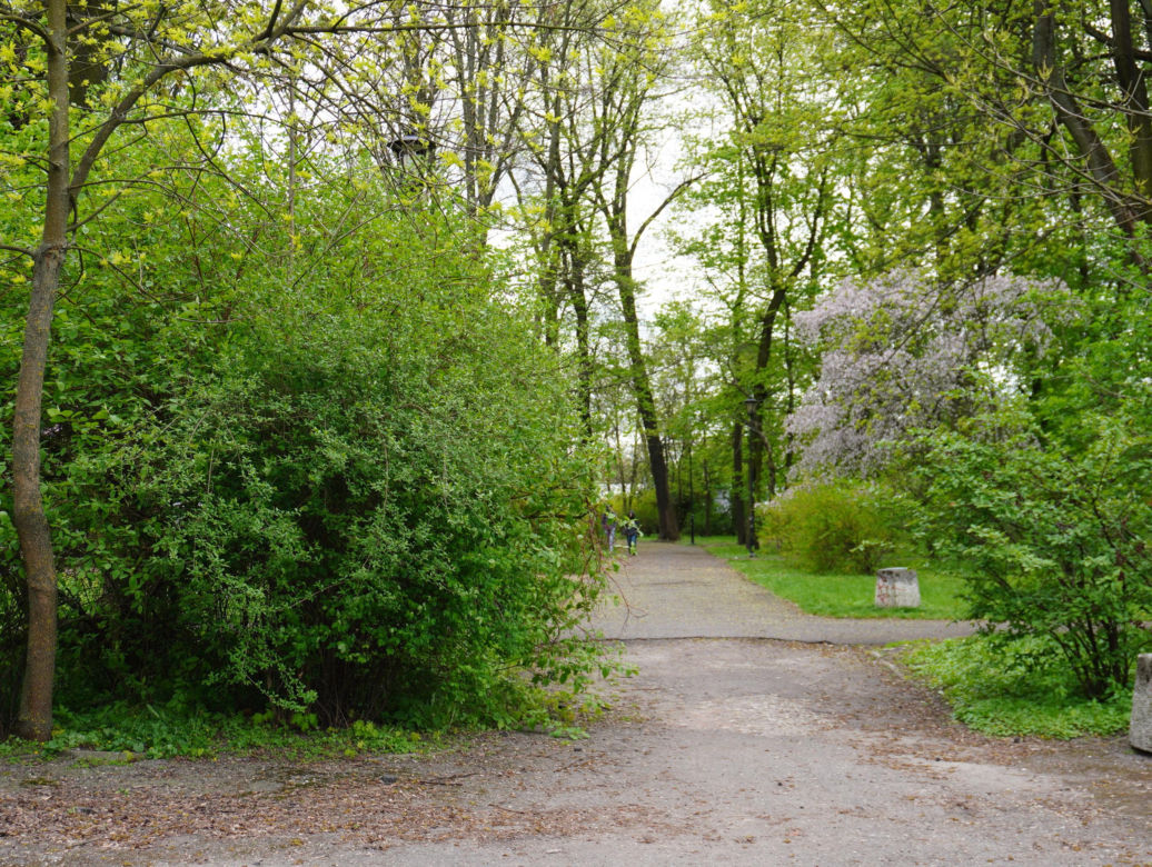 Park Bronowice wiosną 2024