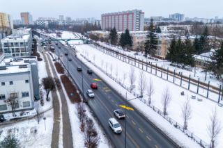 Remont alei Stanów Zjednoczonych w Warszawie