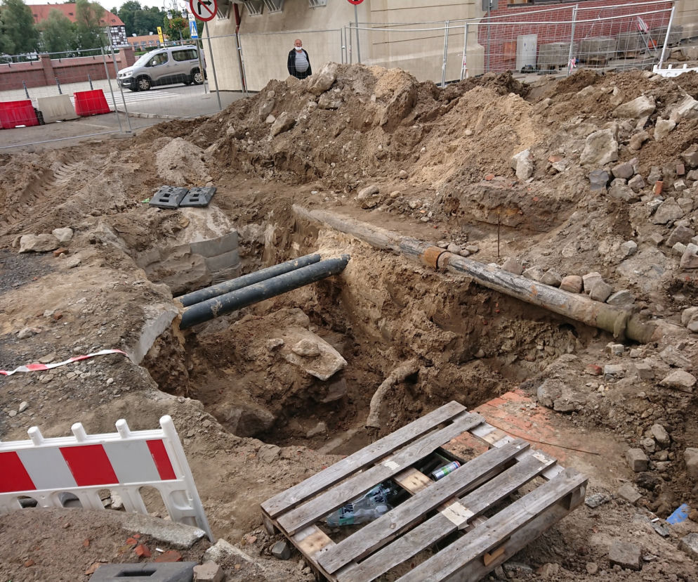 Nowe odkrycia na wysokości ulicy Wodnej