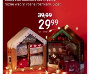  Skarpetki damskie lub męskie 29,99 zł/5 par 