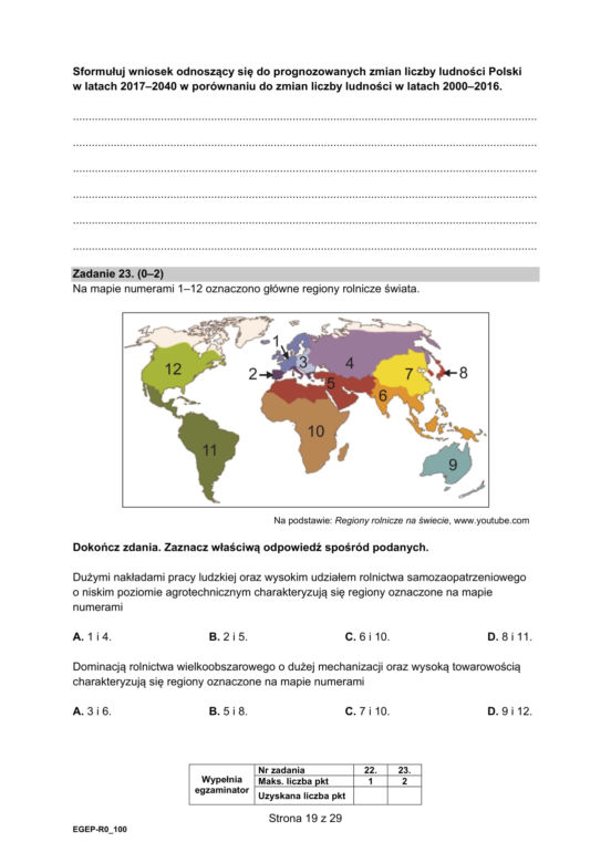 Matura 2022: geografia rozszerzona. Arkusze CKE, zadania, pytania. Poziom rozszerzony	