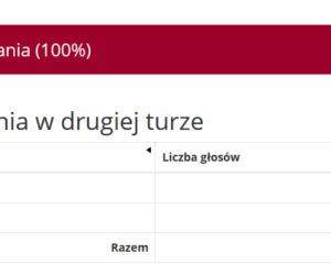 Jak głosowali mieszkańcy poszczególny miast i powiatów w Małopolsce w II turze?
