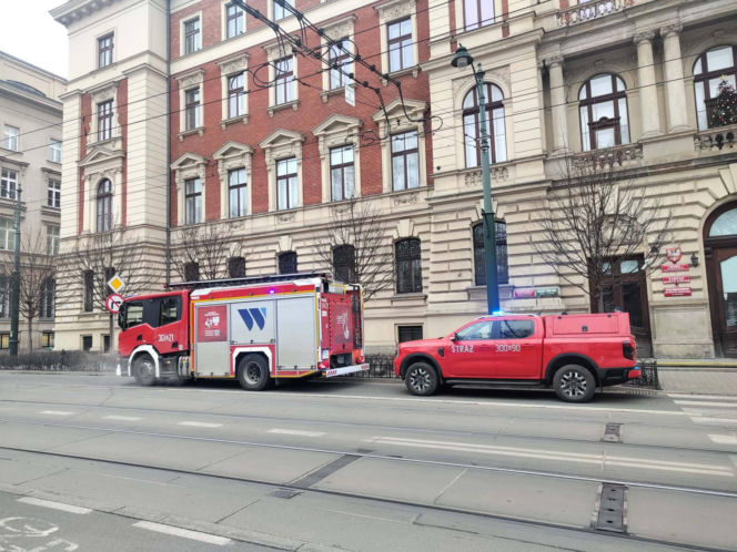 Podejrzany ładunek w budynku Małopolskiego Urzędu Wojewódzkiego w Krakowie