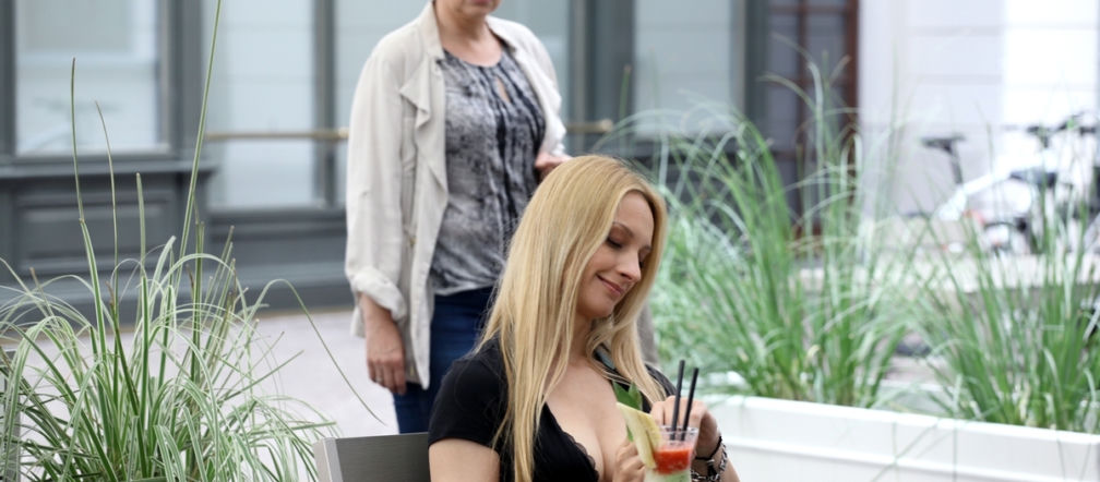 M jak miłość odc. 1088. Marysia (Małgorzata Pieńkowska), Teresa (Dominika Łakomska)