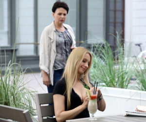 M jak miłość odc. 1088. Marysia (Małgorzata Pieńkowska), Teresa (Dominika Łakomska)
