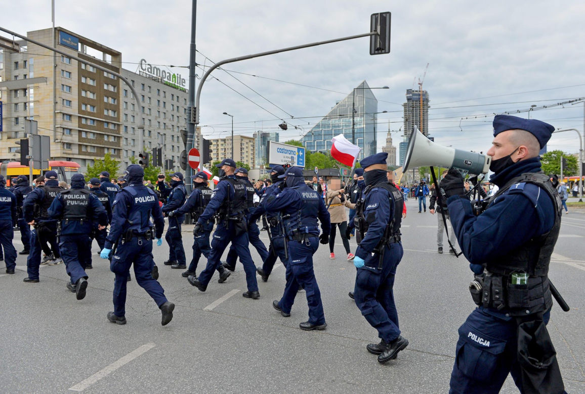Protest przedsiębiorców w Warszawie