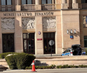 Śmierć w Ministerstwie Finansów w Warszawie. Padł strzał