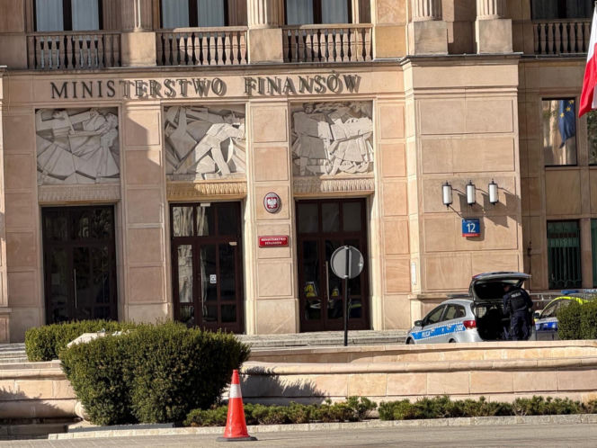 Śmierć w Ministerstwie Finansów w Warszawie. Padł strzał