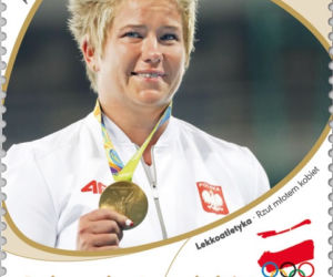 Znaczki - polscy złoci medaliści