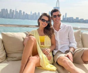 Anna Lewandowska i Robert Lewandowski w Dubaju