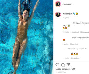 Marcelina Ziętek wypoczywa