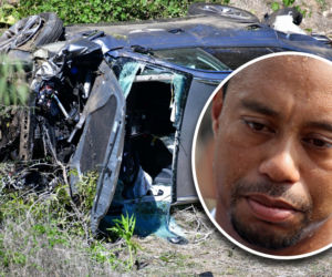 Tiger Woods - zdjęcia z wypadku