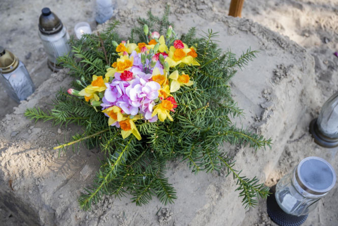 Tak wygląda grób Bożeny Dykiel