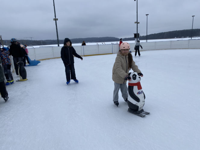 Lodowisko w Centrum Rekreacyjno-Sportowym Ukiel