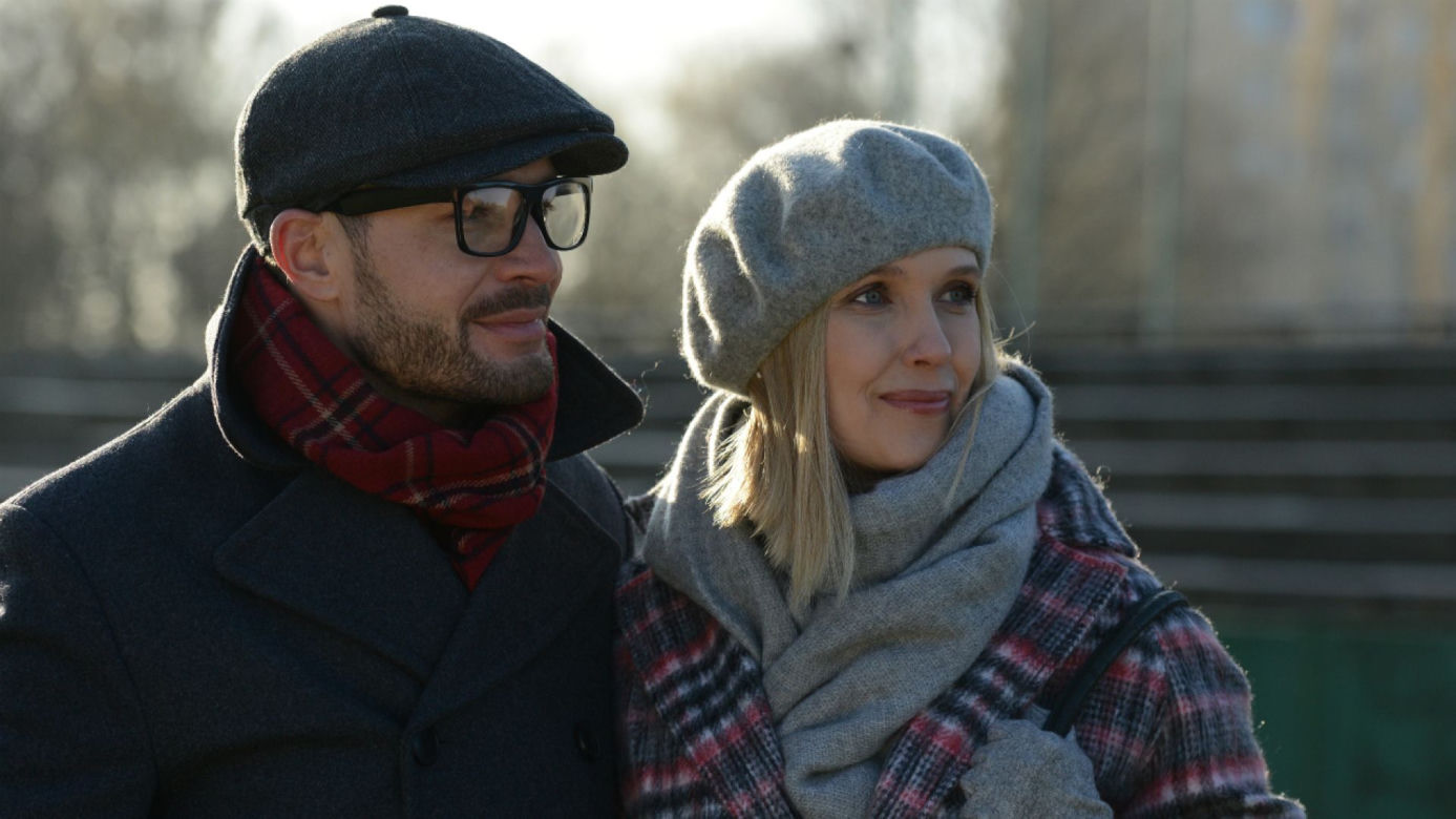 Komisarz Alex 14 sezon odc. 166.  Jacek Pieczarski (Andrzej Młynarczyk), Joanna (Magdalena Górska)