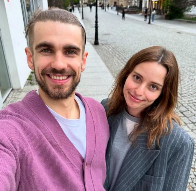 Jakub Popiwczak i jego żona Magda