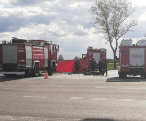 Śmiertelny wypadek motocyklisty pod Brzegiem