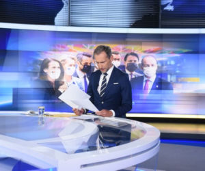 Piotr Kraśko prowadzi  Fakty TVN