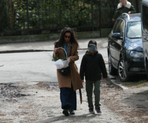 Marta Kaczyńska ze święconką